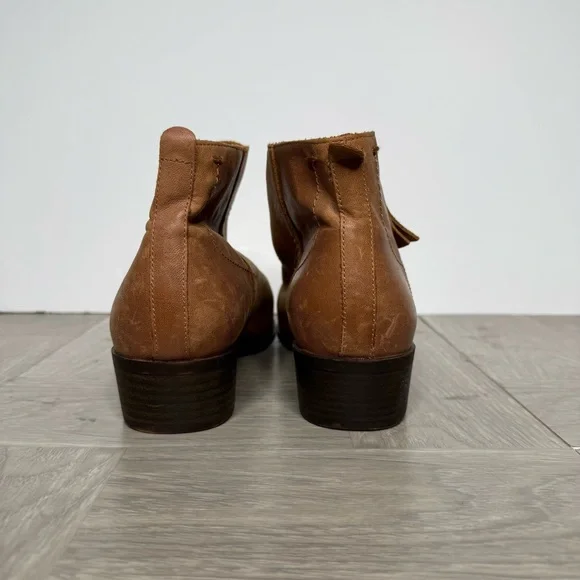 Lucky Brand Blandre Brown Leather Bootie 9 1/2 M - Picture 3 of 8